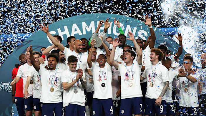 The USMNT wins the Concacaf Nations League title